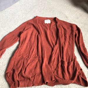 Cotton on - rust cardigan - size small woman’s
